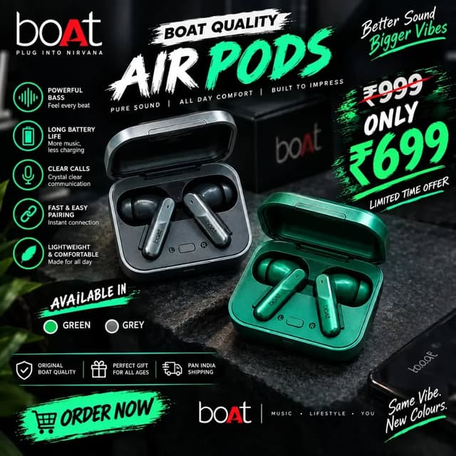 boAt Airdopes Wireless Earbuds