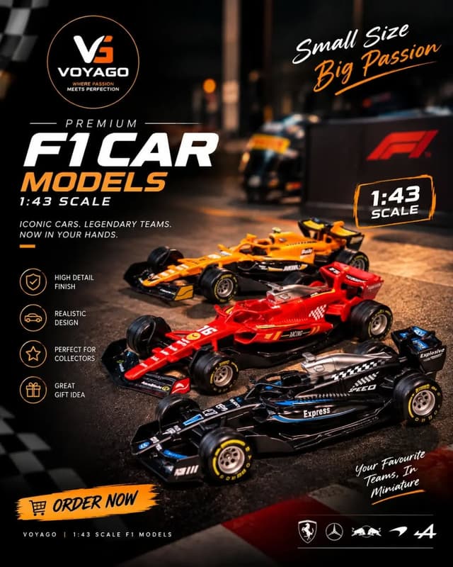 Formula 1 1:43 Scale Model Car
