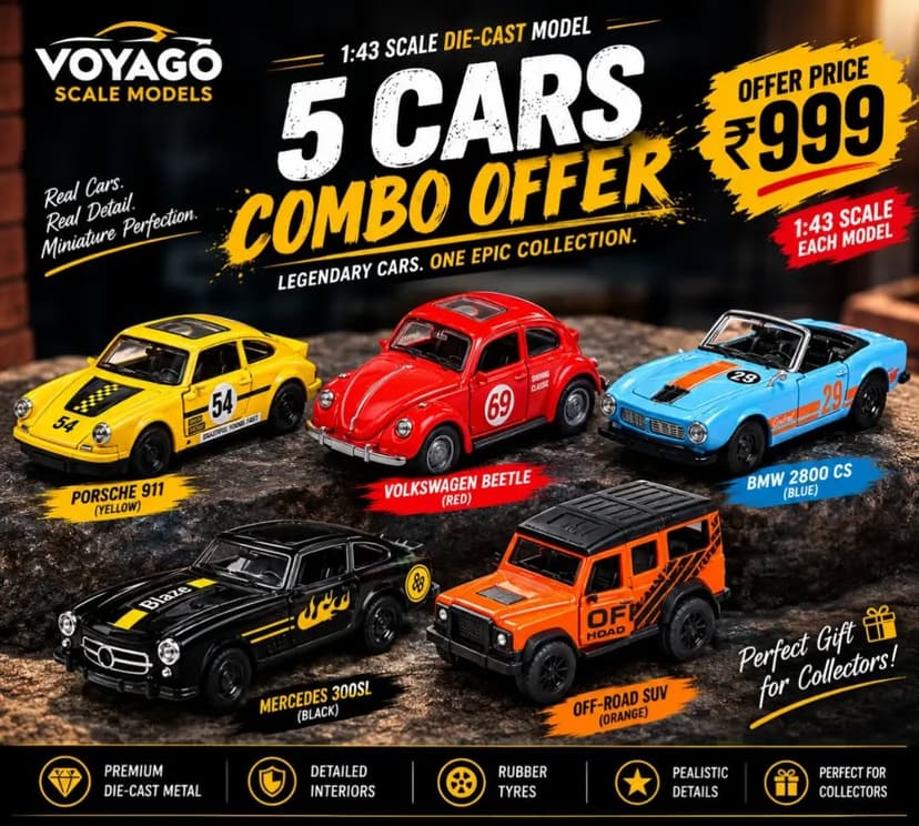 Collector 5-Car Bundle (1:43 Scale)
